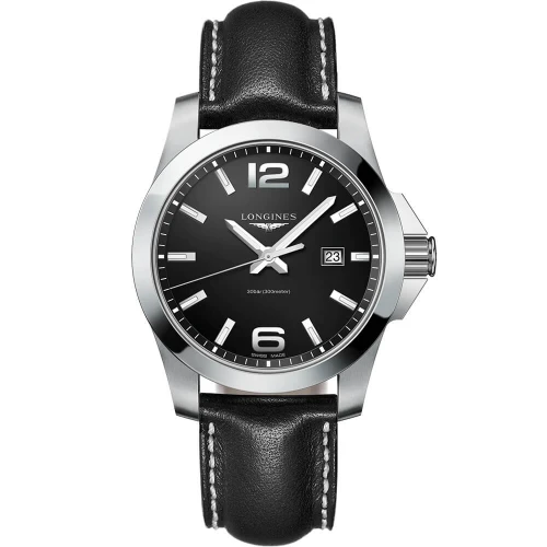 Чоловічий годинник LONGINES CONQUEST L3.760.4.56.3 купити за ціною 55420 грн на сайті - THEWATCH