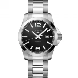 Чоловічий годинник LONGINES CONQUEST L3.760.4.56.6 купити за ціною 55420 грн на сайті - THEWATCH