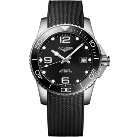 Мужские наручные часы LONGINES HYDROCONQUEST L3.781.4.56.9 купить по цене 110850 грн на сайте - THEWATCH