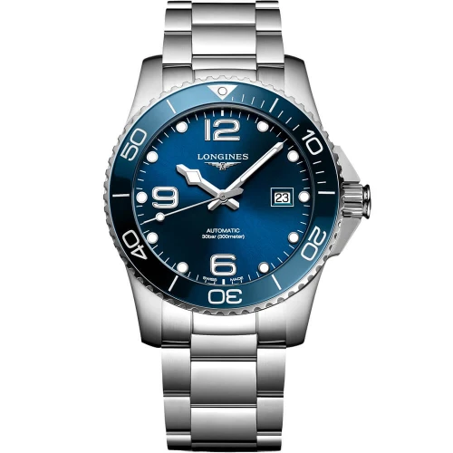 Мужские наручные часы LONGINES HYDROCONQUEST L3.781.4.96.6 купити за ціною 86020 грн на сайті - THEWATCH
