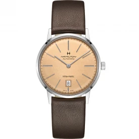 Мужские наручные часы HAMILTON AMERICAN CLASSIC INTRA-MATIC AUTO H38455501 купити за ціною 40170 грн на сайті - THEWATCH