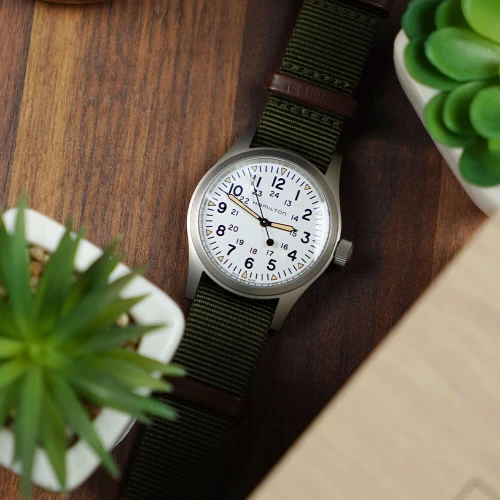 Чоловічий годинник HAMILTON KHAKI FIELD MECHANICAL 38MM H69439411 купити за ціною 0 грн на сайті - THEWATCH
