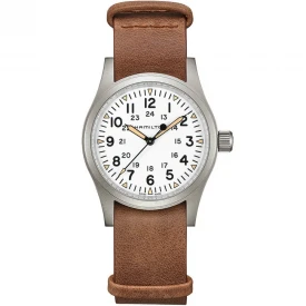 Мужские наручные часы HAMILTON KHAKI FIELD MECHANICAL 38MM H69439511 купить по цене 36800 грн на сайте - THEWATCH