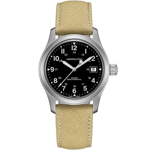 Чоловічий годинник HAMILTON KHAKI FIELD MECHANICAL 38MM H69439933 купити за ціною 26620 грн на сайті - THEWATCH