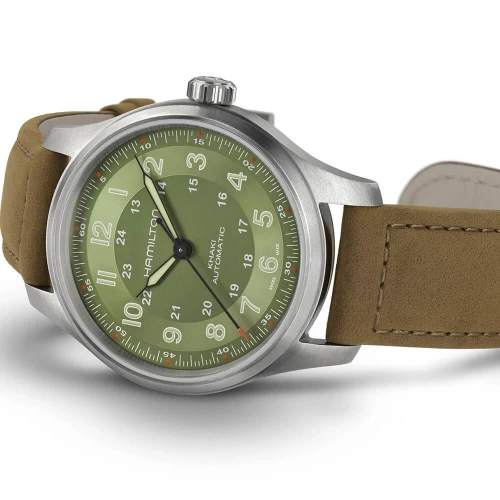 Чоловічий годинник HAMILTON KHAKI FIELD TITANIUM AUTO H70545560 купити за ціною 48160 грн на сайті - THEWATCH