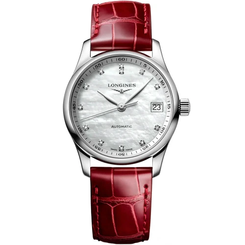 Женские наручные часы LONGINES MASTER COLLECTION L2.357.4.87.2 купити за ціною 123970 грн на сайті - THEWATCH