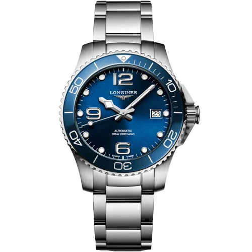 Мужские наручные часы LONGINES HYDROCONQUEST L3.780.4.96.6 купити за ціною 86020 грн на сайті - THEWATCH