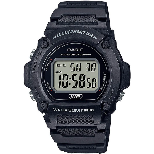 Чоловічий годинник CASIO ILLUMINATOR W-219H-1AVEF купити за ціною 0 грн на сайті - THEWATCH