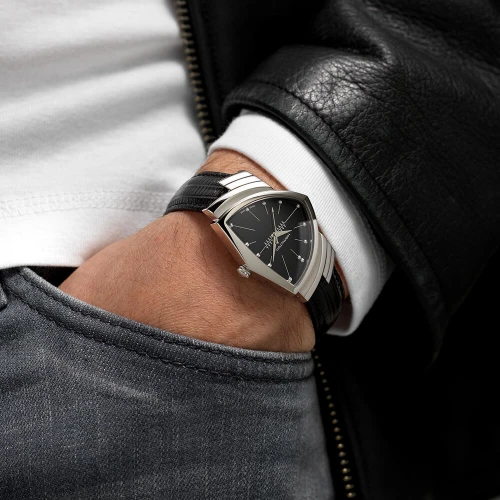 Женские наручные часы HAMILTON VENTURA QUARTZ H24411732 купить по цене 54890 грн на сайте - THEWATCH