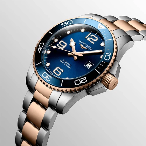 Мужские наручные часы LONGINES HYDROCONQUEST L3.782.3.98.7 купити за ціною 96140 грн на сайті - THEWATCH
