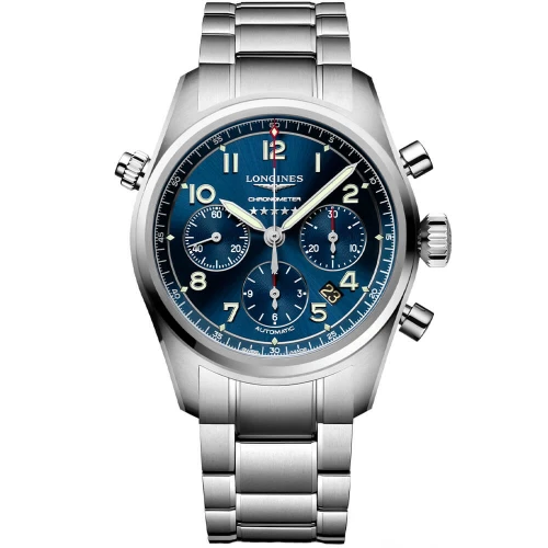 Мужские наручные часы LONGINES SPIRIT L3.820.4.93.6 купити за ціною 154330 грн на сайті - THEWATCH