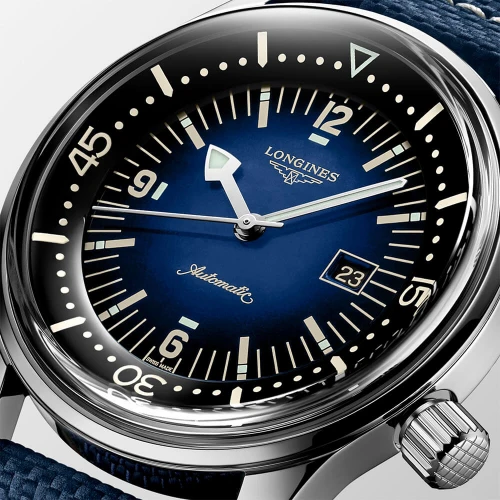 Чоловічий годинник LONGINES LEGEND DIVER L3.374.4.90.2 купити за ціною 121440 грн на сайті - THEWATCH