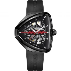 Чоловічий годинник HAMILTON VENTURA ELVIS80 SKELETON AUTO H24535331 купити за ціною 118190 грн на сайті - THEWATCH