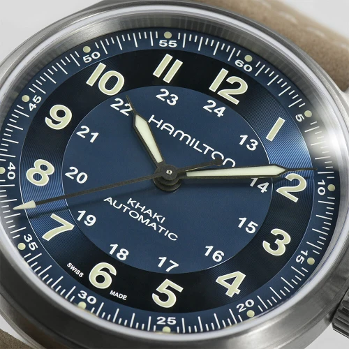 Чоловічий годинник HAMILTON KHAKI FIELD TITANIUM AUTO H70545540 купити за ціною 62060 грн на сайті - THEWATCH