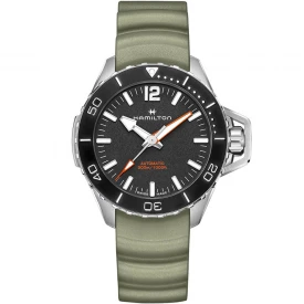 Чоловічий годинник HAMILTON KHAKI NAVY FROGMAN AUTO H77825331 купити за ціною 72040 грн на сайті - THEWATCH