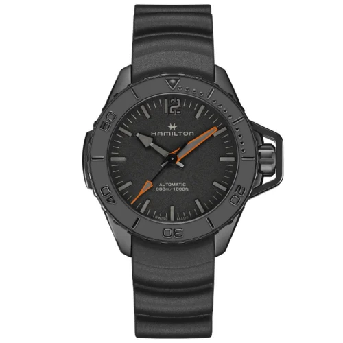 Чоловічий годинник HAMILTON KHAKI NAVY FROGMAN AUTO H77845330 купить по цене 61710 грн на сайте - THEWATCH