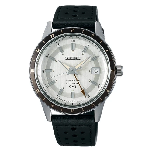 Чоловічий годинник SEIKO PRESAGE STYLE 60S GMT SSK011J1 купити за ціною 34800 грн на сайті - THEWATCH
