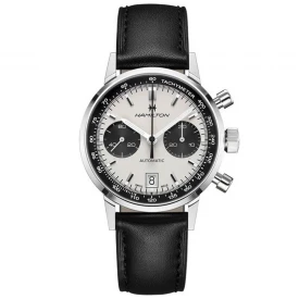 Мужские наручные часы HAMILTON AMERICAN CLASSIC INTRA-MATIC AUTO CHRONO H38416711 купити за ціною 104540 грн на сайті - THEWATCH