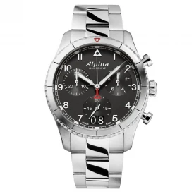 Чоловічий годинник ALPINA STARTIMER QUARTZ CHRONOGRAPH BIG DATE AL-372BW4S26B купити за ціною 56170 грн на сайті - THEWATCH