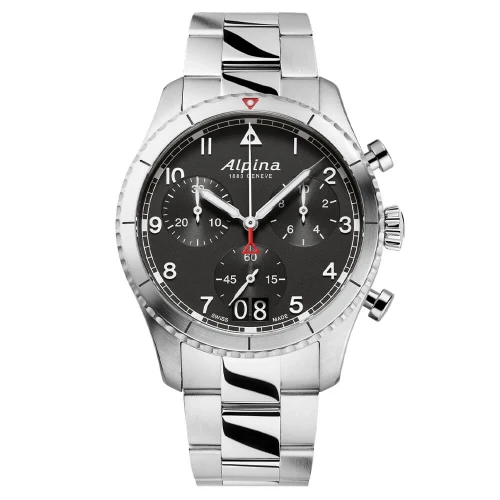 Чоловічий годинник ALPINA STARTIMER QUARTZ CHRONOGRAPH BIG DATE AL-372BW4S26B купити за ціною 56170 грн на сайті - THEWATCH