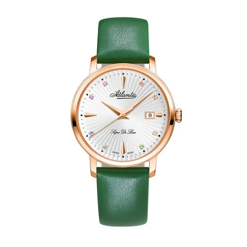 Женские наручные часы ATLANTIC SUPER DE LUXE 29355.44.29LGN купить по цене 22750 грн на сайте - THEWATCH