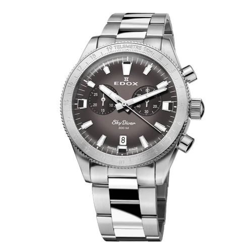 Мужские наручные часы EDOX SKYDIVER CHRONOGRAPH 10116 3 GRIDN купить по цене 65440 грн на сайте - THEWATCH