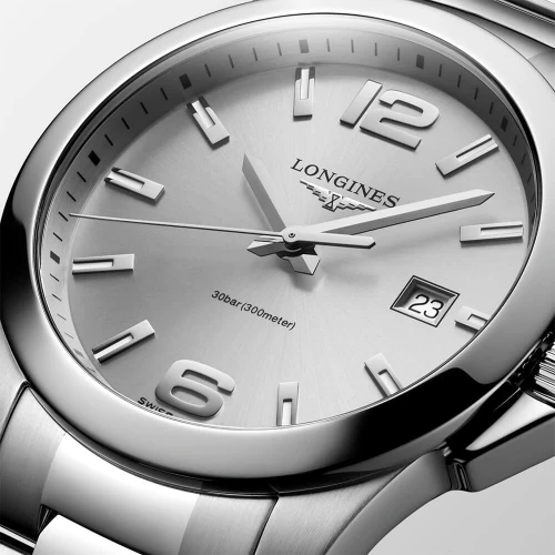 Чоловічий годинник LONGINES CONQUEST L3.759.4.76.6 купити за ціною 40480 грн на сайті - THEWATCH