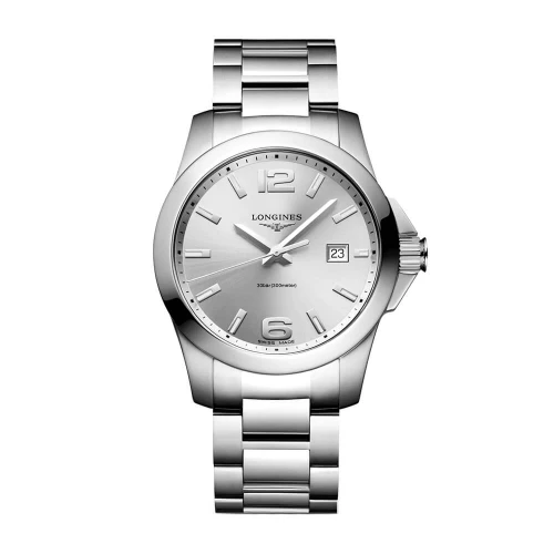 Чоловічий годинник LONGINES CONQUEST L3.759.4.76.6 купити за ціною 40480 грн на сайті - THEWATCH