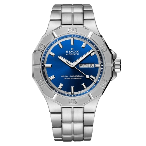 Мужские наручные часы EDOX DELFIN DAY DATE AUTOMATIC 88008 3M BUIN купить по цене 63560 грн на сайте - THEWATCH
