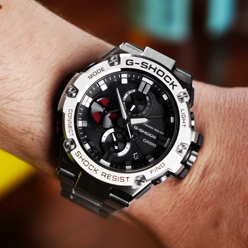 Чоловічий годинник CASIO G-SHOCK GST-B100D-1AER купити за ціною 22680 грн на сайті - THEWATCH