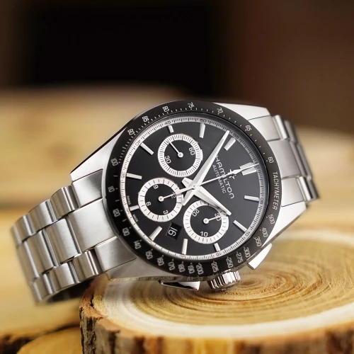 Чоловічий годинник HAMILTON JAZZMASTER PERFORMER AUTO CHRONO H36606130 купити за ціною 108420 грн на сайті - THEWATCH