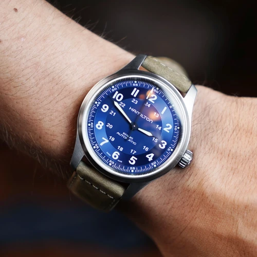 Чоловічий годинник HAMILTON KHAKI FIELD TITANIUM AUTO H70545540 купити за ціною 62060 грн на сайті - THEWATCH