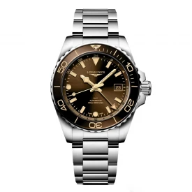 Чоловічий годинник LONGINES HYDROCONQUEST GMT L3.790.4.66.6 купити за ціною 182570 грн на сайті - THEWATCH