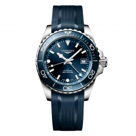 Чоловічий годинник LONGINES HYDROCONQUEST GMT L3.790.4.96.9 купити за ціною 169530 грн на сайті - THEWATCH