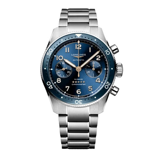 Мужские наручные часы LONGINES SPIRIT FLYBACK L3.821.4.93.6 купити за ціною 220110 грн на сайті - THEWATCH