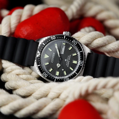 Чоловічий годинник CITIZEN PROMASTER AUTOMATIC 41MM NY0120-01EE купити за ціною 0 грн на сайті - THEWATCH
