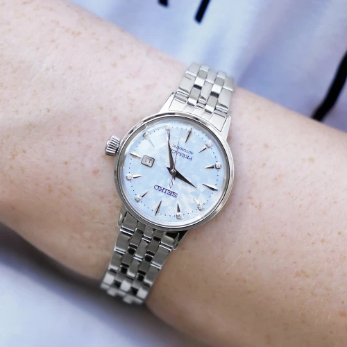 Жіночий годинник SEIKO PRESAGE COCKTAIL TIME SKYDIVING SRE007J1 купити за ціною 23700 грн на сайті - THEWATCH