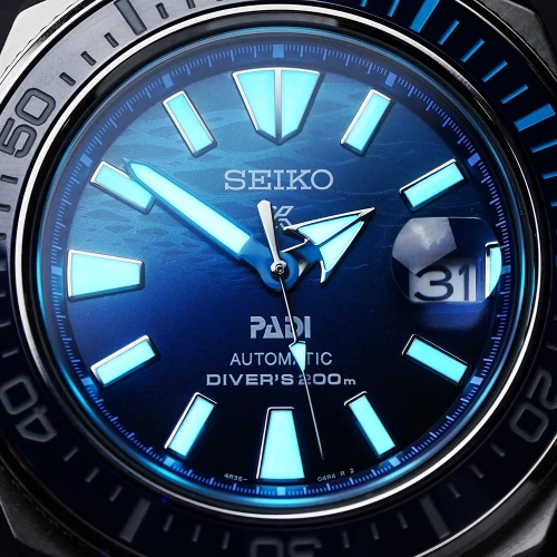 Чоловічий годинник SEIKO PROSPEX KING SAMURAI THE GREAT BLUE PADI EDITION SRPJ93K1 купити за ціною 27500 грн на сайті - THEWATCH