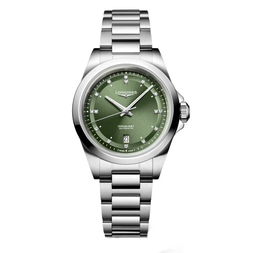 Жіночий годинник LONGINES CONQUEST 30MM L3.320.4.07.6 купити за ціною 156490 грн на сайті - THEWATCH