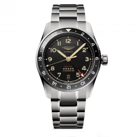 Мужские наручные часы LONGINES SPIRIT ZULU TIME TITANIUM L3.802.1.53.6 купить по цене 247780 грн на сайте - THEWATCH