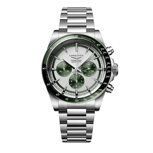 Чоловічий годинник LONGINES CONQUEST CHRONOGRAPH L3.835.4.02.6 купити за ціною 234740 грн на сайті - THEWATCH