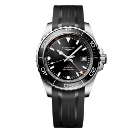 Мужские наручные часы LONGINES HYDROCONQUEST GMT L3.890.4.56.9 купить по цене 169530 грн на сайте - THEWATCH
