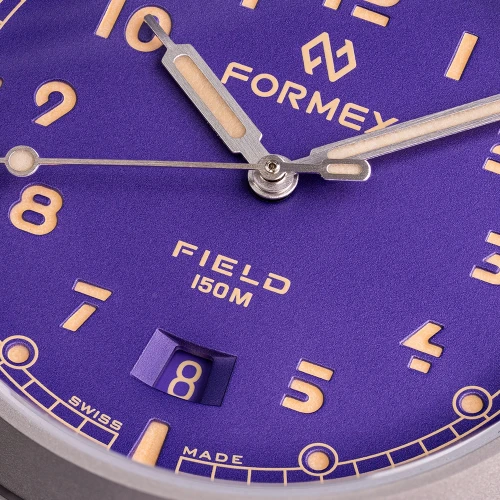 Мужские наручные часы FORMEX FIELD AUTOMATIC "ULTRA VIOLET" 40MM 0660.1.6593.723 купить по цене 55200 грн на сайте - THEWATCH