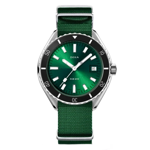 Чоловічий годинник DOXA SUB 200 SEA EMERALD SUNRAY 799.10.131.26-N купити за ціною 50600 грн на сайті - THEWATCH