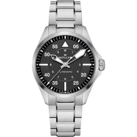 Чоловічий годинник HAMILTON KHAKI AVIATION PILOT AUTO 39MM H76305130 купити за ціною 62060 грн на сайті - THEWATCH