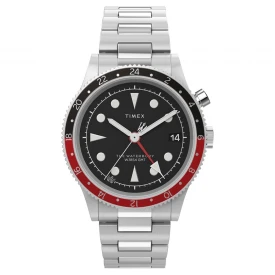 Чоловічий годинник TIMEX WATERBURY TRADITIONAL GMT TX2W22700 купити за ціною 11946 грн на сайті - THEWATCH