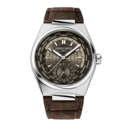 Чоловічий годинник FREDERIQUE CONSTANT HIGHLIFE WORLDTIMER MANUFACTURE FC-718C4NH6 купити за ціною 235890 грн на сайті - THEWATCH