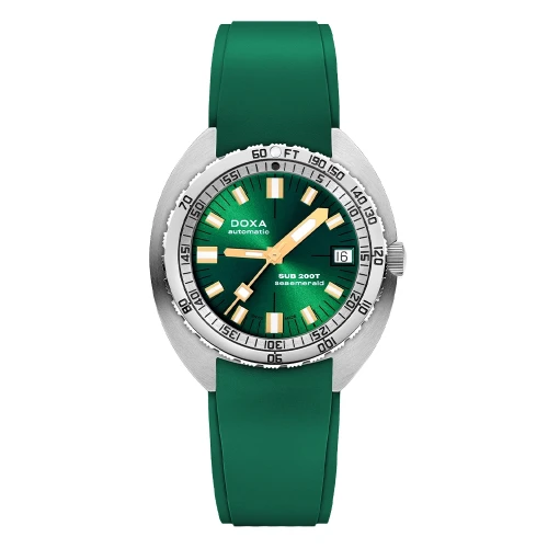 Мужские наручные часы DOXA SUB 200T SEA EMERALD SUNRAY 804.10.131S.26 купити за ціною 0 грн на сайті - THEWATCH