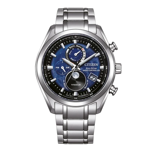 Мужские наручные часы CITIZEN ECO-DRIVE TSUKI-YOMI BY1010-81L купить по цене 31340 грн на сайте - THEWATCH
