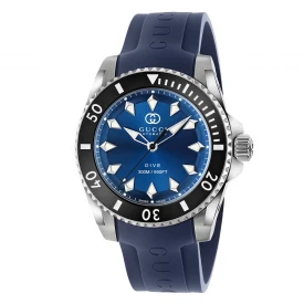 Чоловічий годинник GUCCI DIVE 40MM YA136359 купити за ціною 118120 грн на сайті - THEWATCH